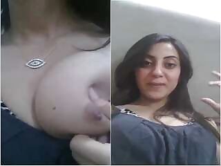Hot desi girl enjoys breast worship and hardcore sex with her lover